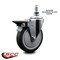 Service Caster 6 Inch Thermoplastic Rubber 10 MM Threaded Stem Caster with Brake SCC-TS20S614-TPRB-PLB-M1015 - alternate 2